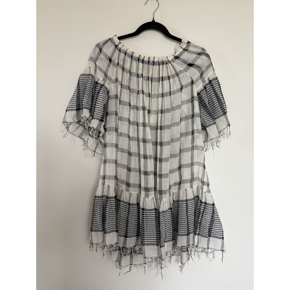 ULLA JOHNSON Hollace Off the Shoulder Cover-Up Minidress DRESS SIZE Small - Picture 5 of 10